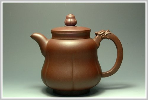 史金妹紫砂壶 龙莲壶 大气精细 原矿紫泥