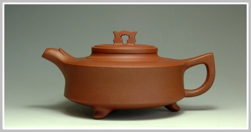 印菊仙紫砂壶 三脚平安 原矿底槽清