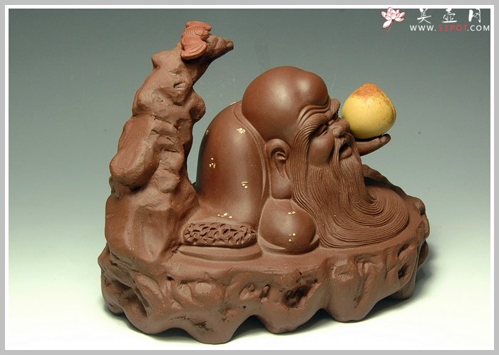 紫砂壶图片：福寿双全 - 美壶网