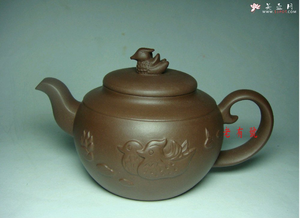 紫砂壶图片：鸳鸯壶 - 美壶网