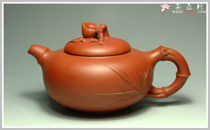 紫砂壶图片：祝寿 精品花货 - 美壶网