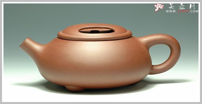 紫砂壶图片：牛盖石瓢 - 美壶网