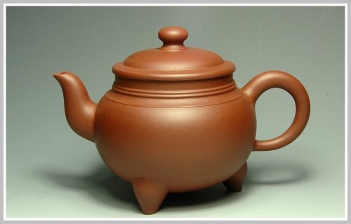 周丽萍紫砂壶 宝鼎 原矿清水泥