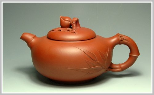 周丽萍紫砂壶 祝寿 精品花货 原矿清水泥