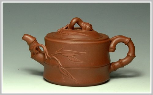 范国名紫砂壶 小竹段 原矿清水泥