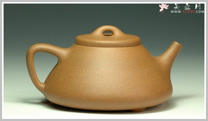 紫砂壶图片：老段泥子冶石瓢 - 美壶网