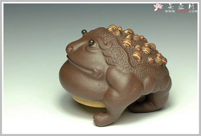 紫砂壶图片：金蟾宝贝 - 美壶网