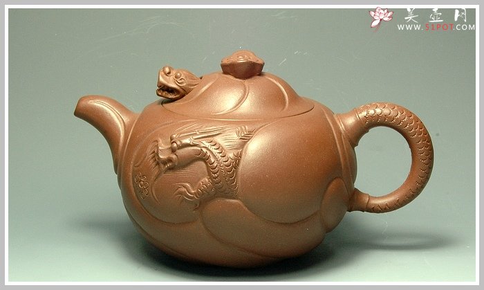 紫砂壶图片：鱼化龙 - 美壶网