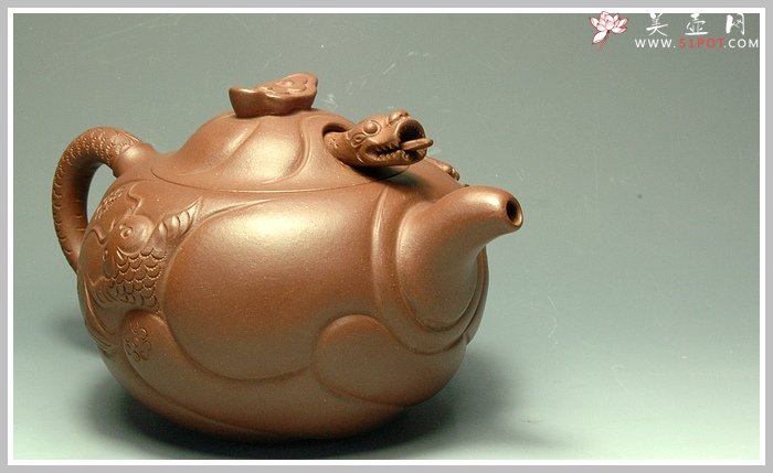 紫砂壶图片：鱼化龙 - 美壶网