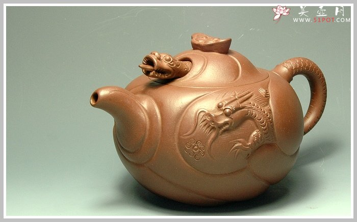 紫砂壶图片：鱼化龙 - 美壶网