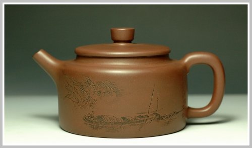 李彦雄紫砂壶 德钟 原矿紫泥