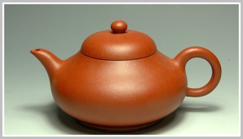 刘骐伟紫砂壶 朱泥梨形 原矿朱泥