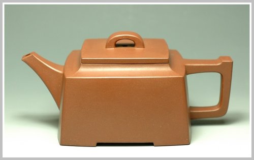 周定华紫砂壶 大方 原矿清水泥