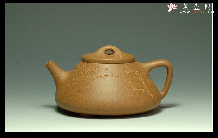 紫砂壶图片：傲骨.寒梅 - 美壶网