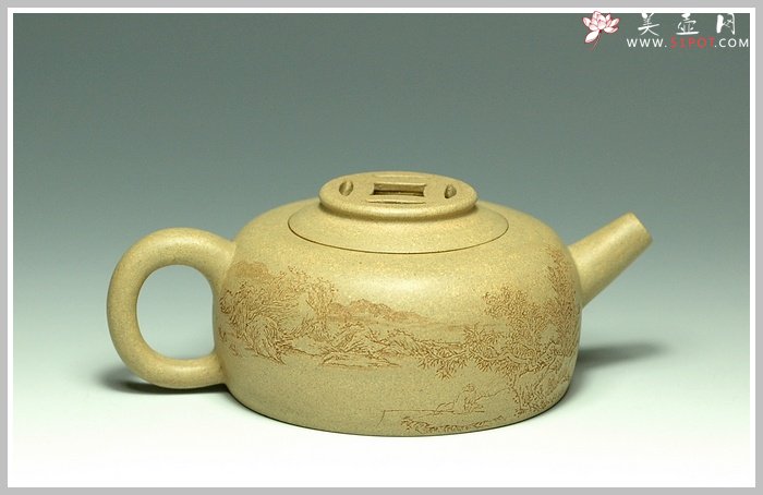 紫砂壶图片：金币圆腹 - 美壶网