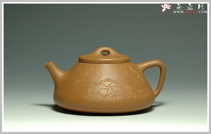 紫砂壶图片：子冶石瓢.莲荷 - 美壶网