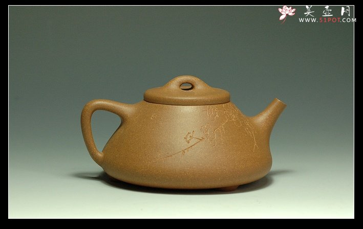 紫砂壶图片：傲骨.寒梅 - 美壶网