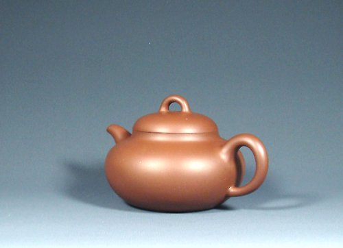 高建华紫砂壶 柿圆 原矿底槽清