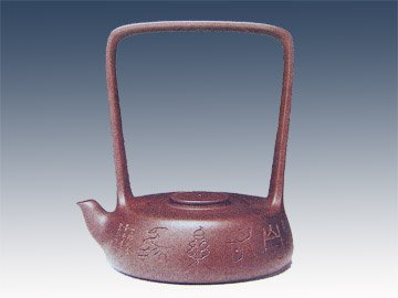 顾景舟紫砂壶 此乐提梁 