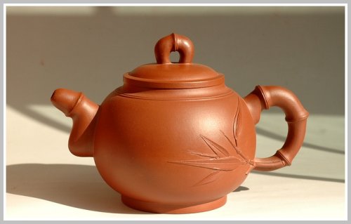 蔡一强紫砂壶 小竹鼎 原矿清水泥