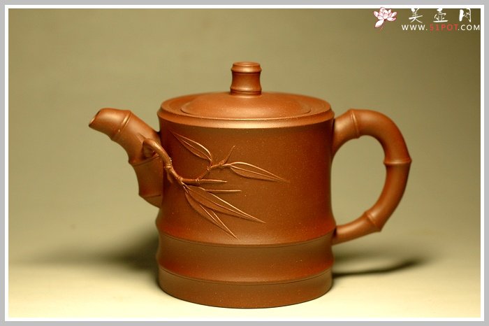 紫砂壶图片：高升竹 - 美壶网