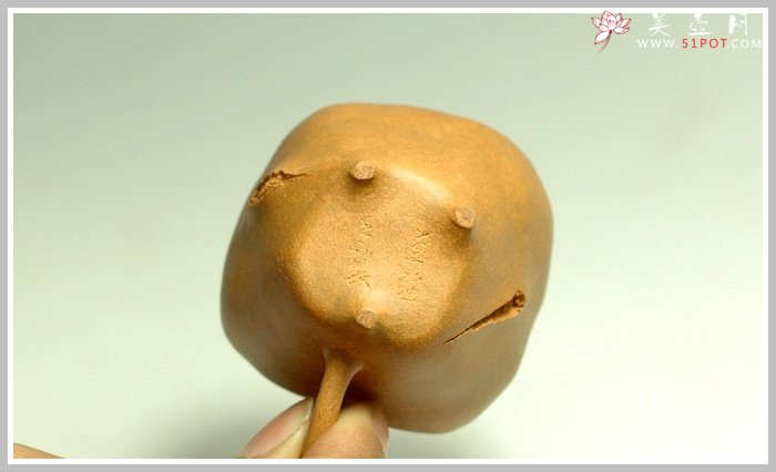 紫砂壶图片：全手一套寿桃套壶 - 美壶网