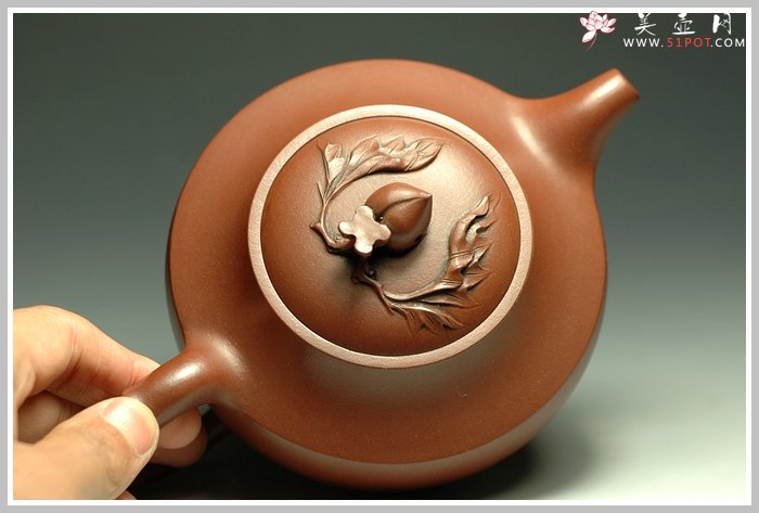 紫砂壶图片：寿桃 - 美壶网