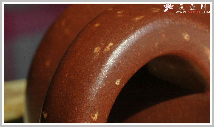 紫砂壶图片：全手工清水泥点砂之长乐 - 美壶网