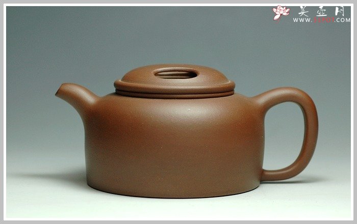 紫砂壶图片：全手大气牛盖 - 美壶网
