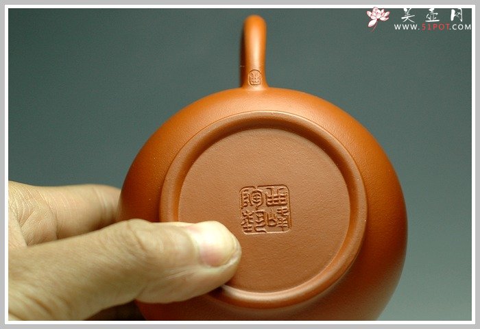 紫砂壶图片：小煤窑朱泥之小潘壶 - 美壶网