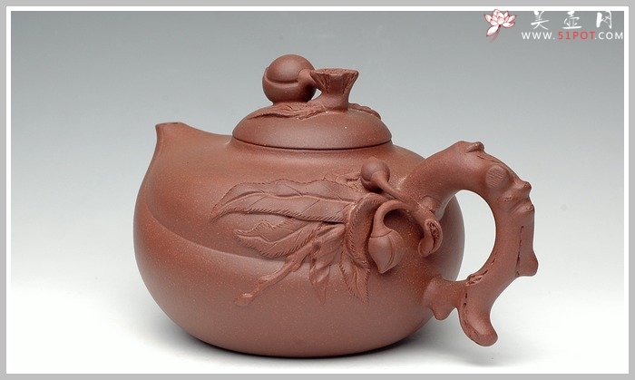 紫砂壶图片：大品寿桃 - 美壶网