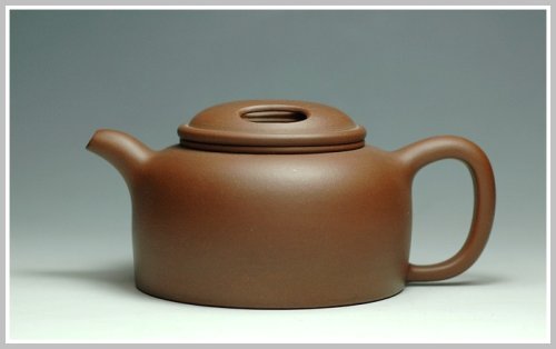 曲峰紫砂壶 全手大气牛盖 原矿紫泥