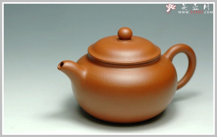 紫砂壶图片：朱泥小莲子 - 美壶网