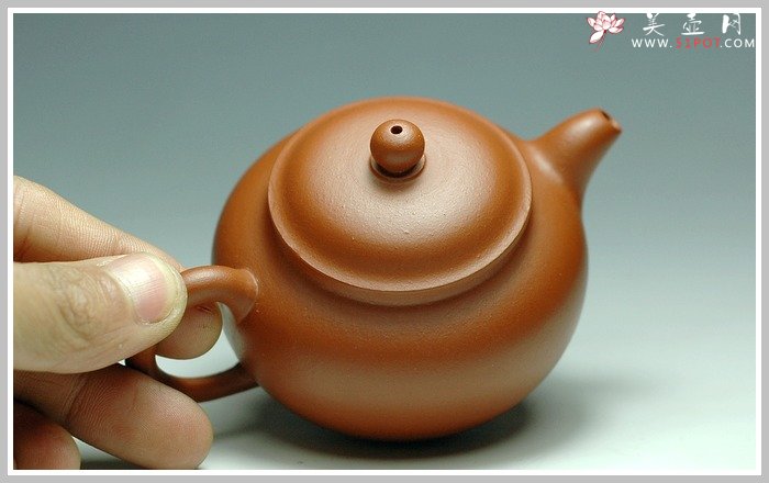 紫砂壶图片：朱泥小莲子 - 美壶网