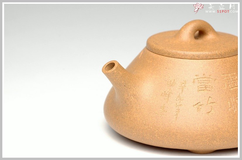 紫砂壶图片：全手段泥子冶石瓢2 - 美壶网