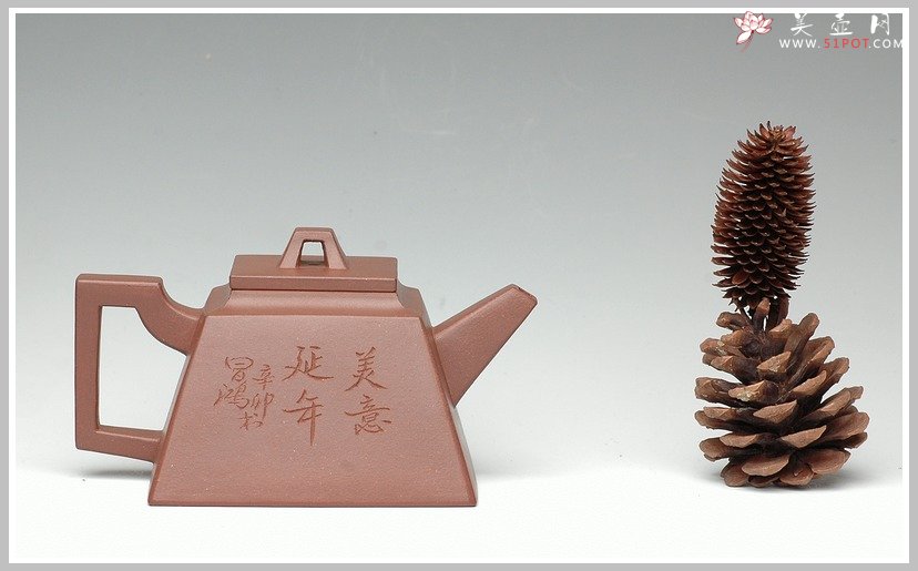 紫砂壶图片：方之挺-全手升方 - 美壶网