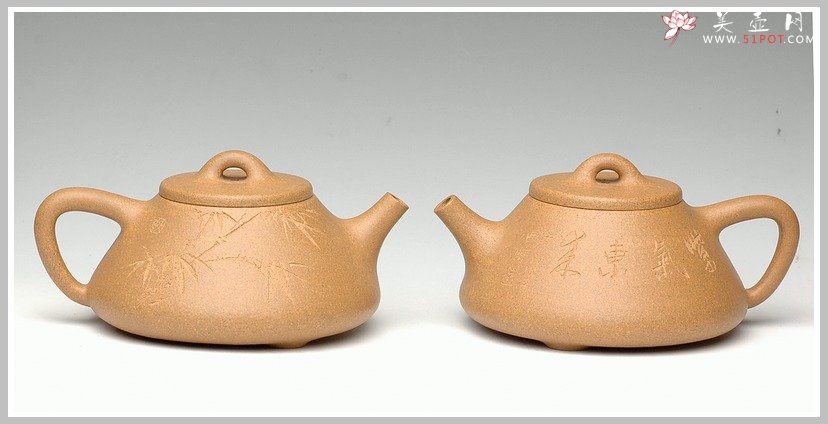 紫砂壶图片：全手段泥子冶石瓢1 - 美壶网