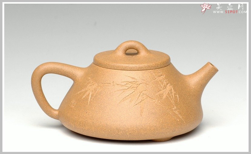 紫砂壶图片：全手段泥子冶石瓢1 - 美壶网