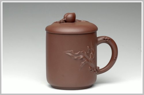 紫砂盖杯紫砂壶 福寿杯 原矿紫泥