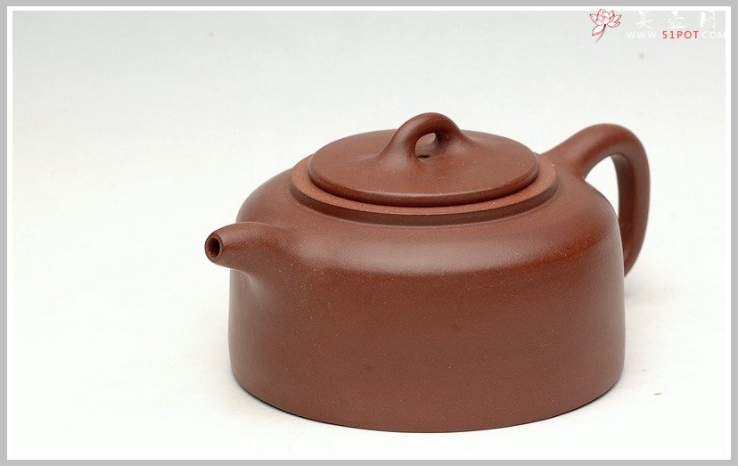 紫砂壶图片：全手紫泥井栏-古味 - 美壶网