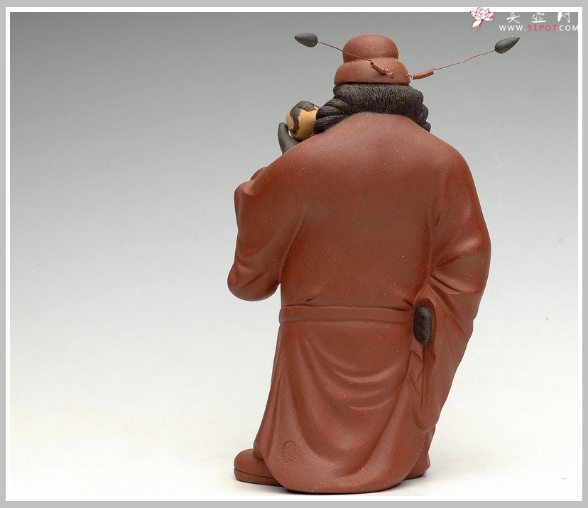 紫砂壶图片：钟馗引福 - 美壶网