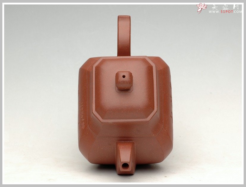 紫砂壶图片：四方抽角 - 美壶网