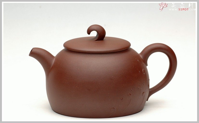 紫砂壶图片： 全手力作浪花 - 美壶网