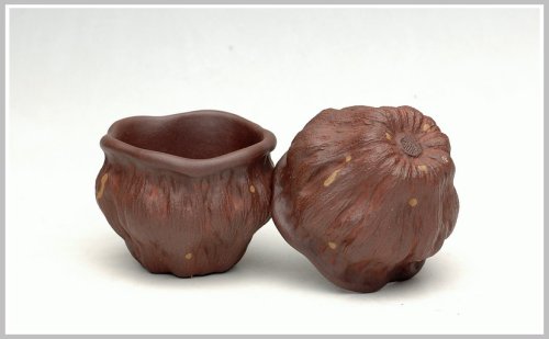 刘景紫砂壶 刘景-莲蓬杯 65cc 原矿紫泥