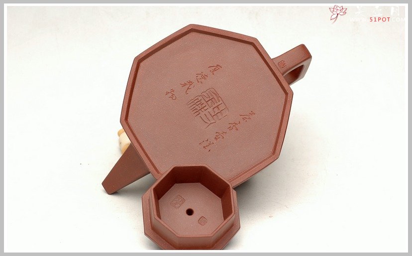 紫砂壶图片：全手工小八方 - 美壶网
