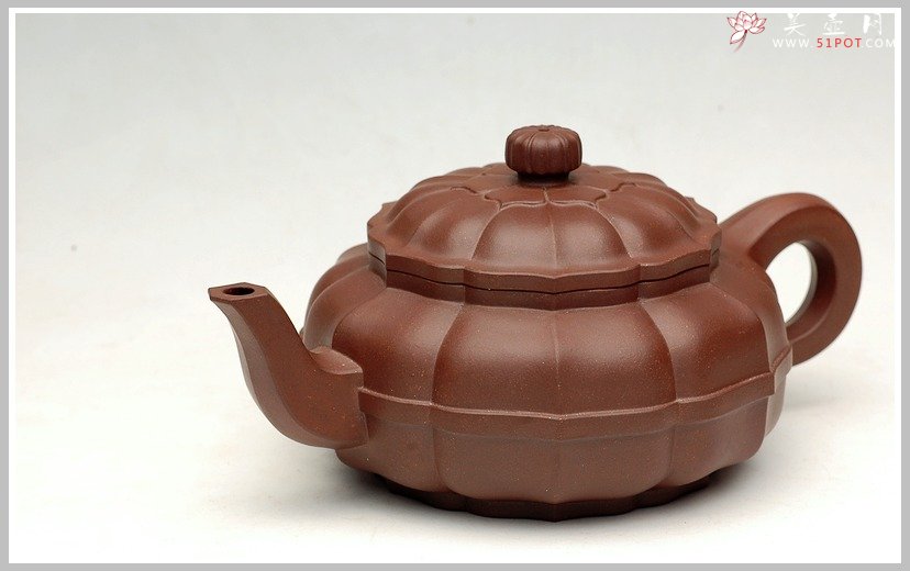 紫砂壶图片：求道之菱韵莲花 - 美壶网