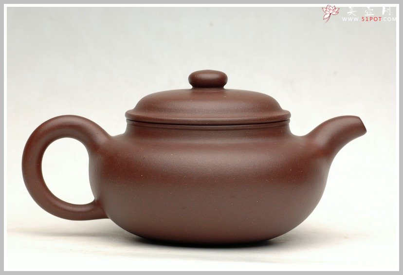 紫砂壶图片：全手一捺底刹瓦成型之仿古 - 美壶网