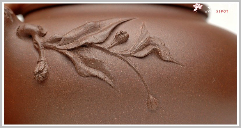 紫砂壶图片：薄胎精品花货-佛手 - 美壶网