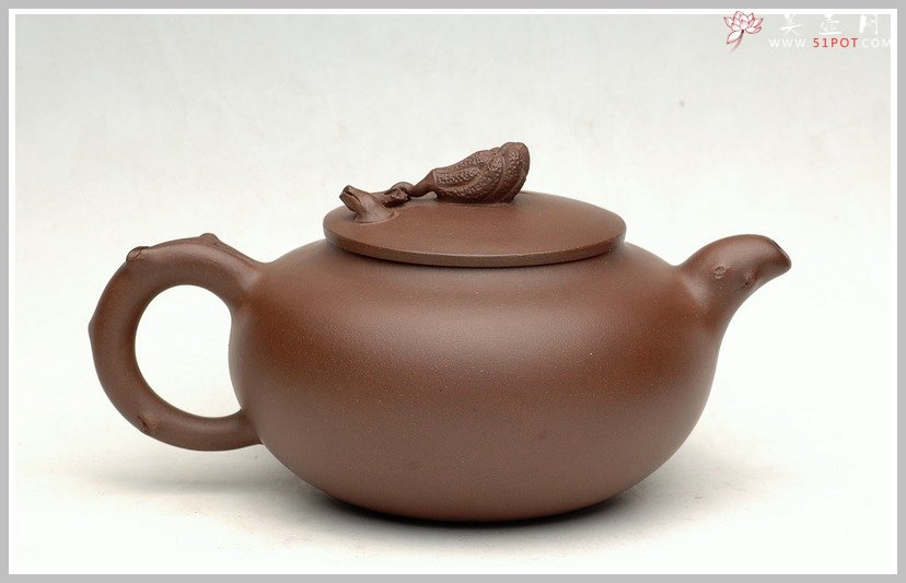 紫砂壶图片：薄胎精品花货-佛手 - 美壶网