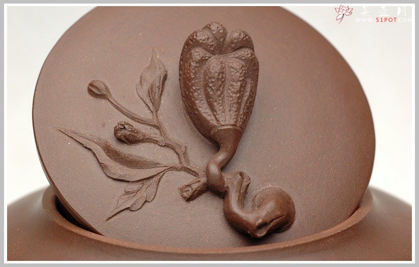 紫砂壶图片：薄胎精品花货-佛手 - 美壶网